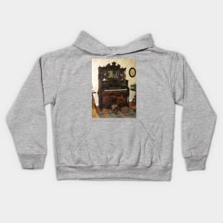 Music - Large Organ in Parlor Kids Hoodie